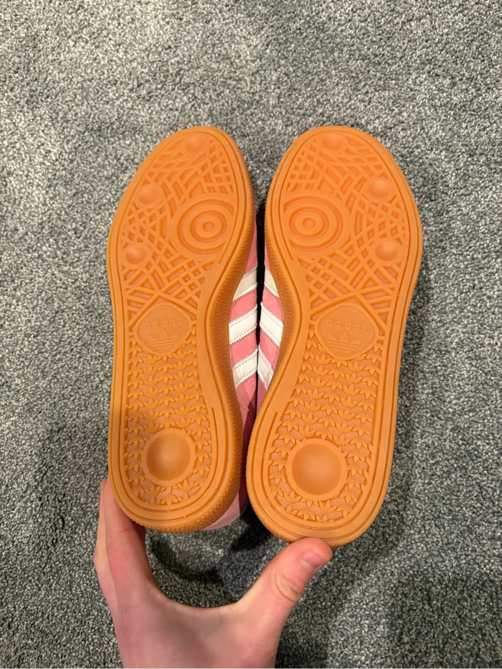 💖SPOTLIGHT💖NWOT Adidas Originals Handball Spezial Sneakers in Lucid Pink - Picture 7 of 8